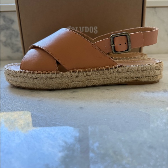 Soludos Eloise Camel Espadrille Sandals - Picture 2 of 6